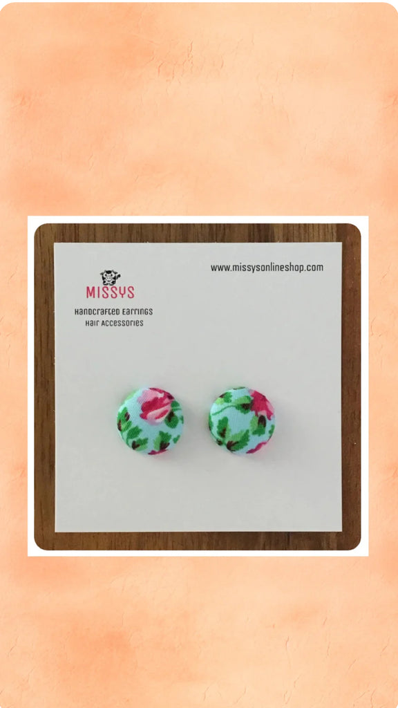 Fabric Pattern Earrings