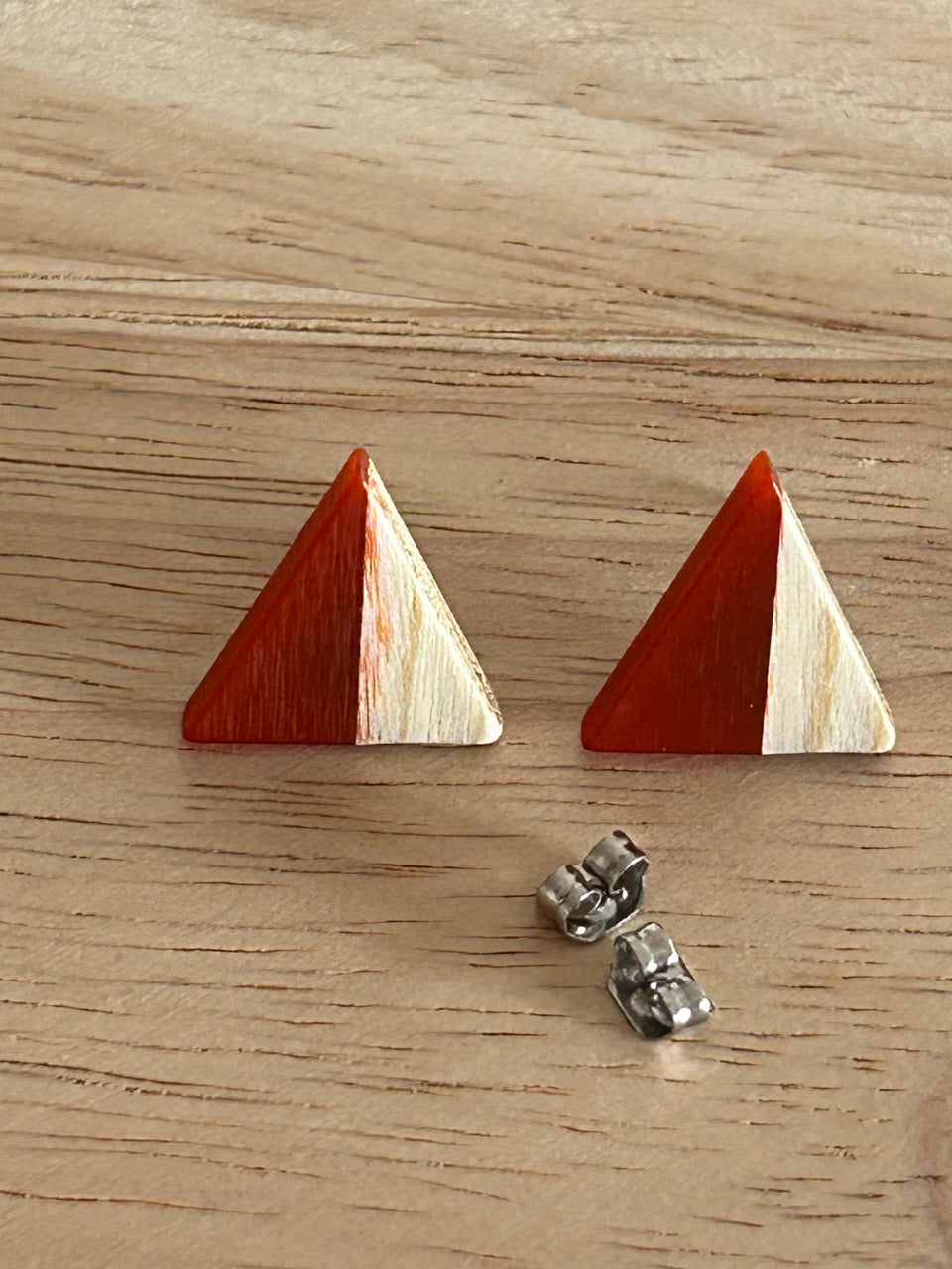 Wooden Stud Earrings