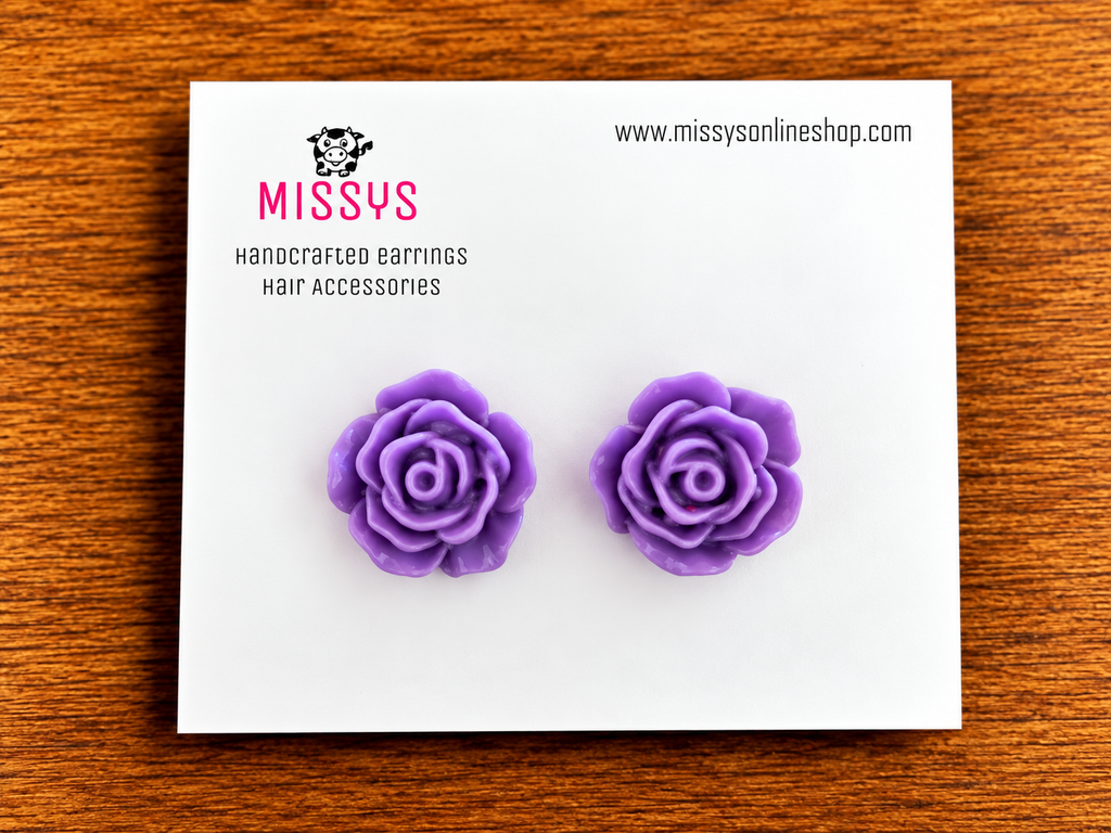 Purple Rose Flowers