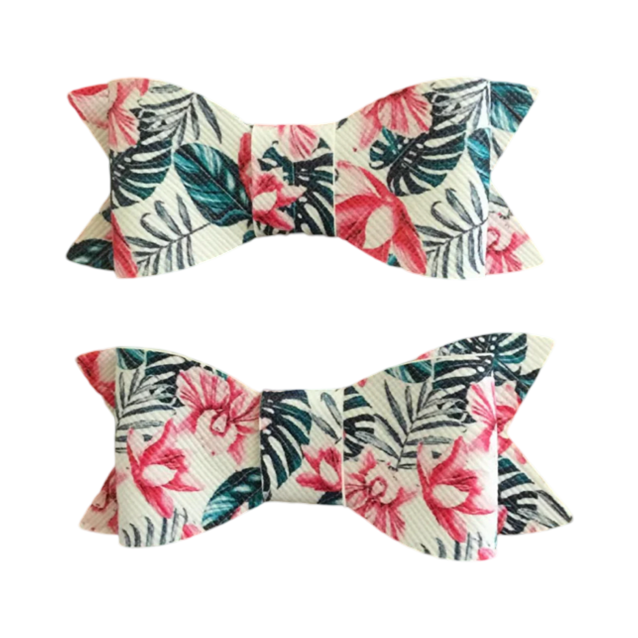 Tropical Bow Clips