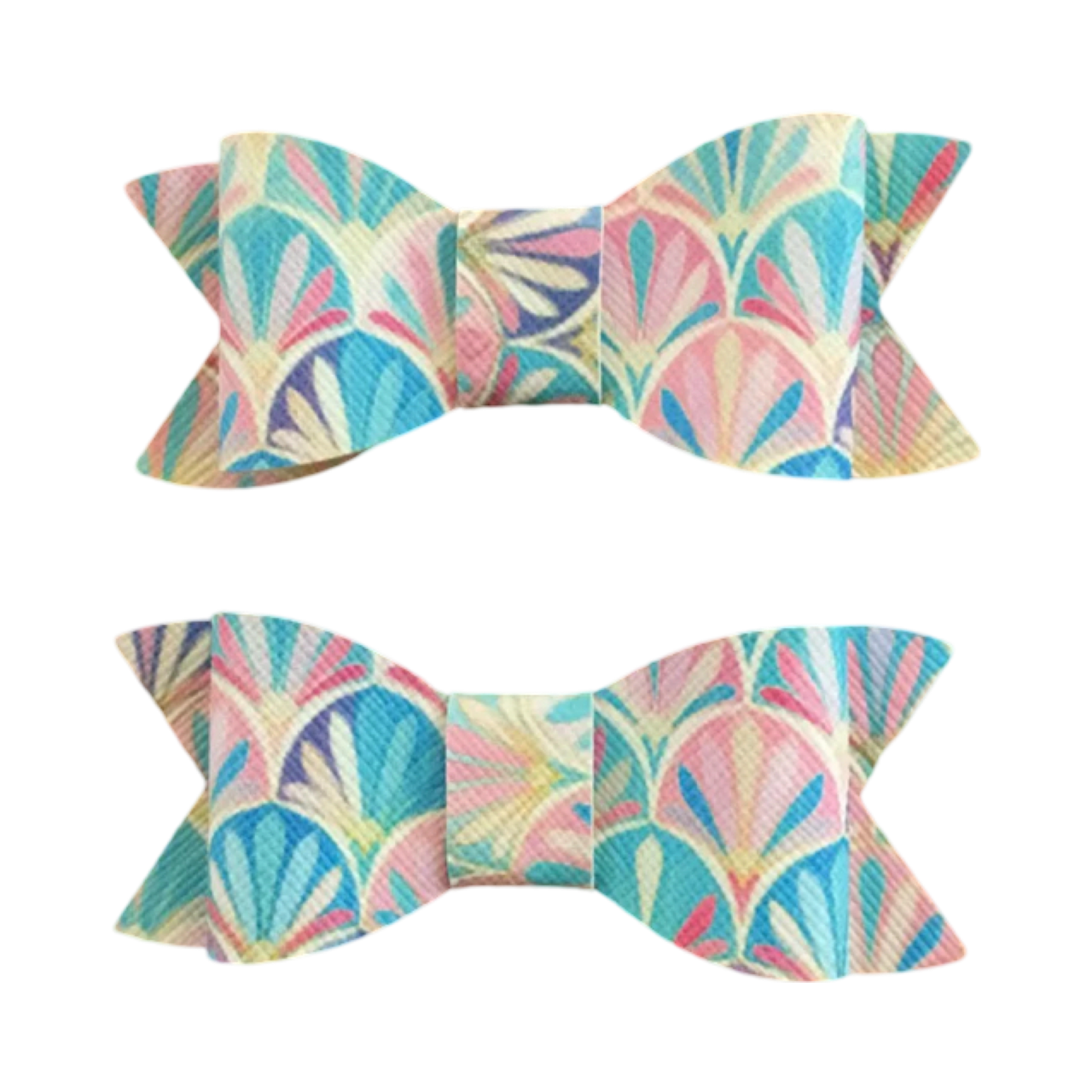 Seashells Hair Bow Clips set