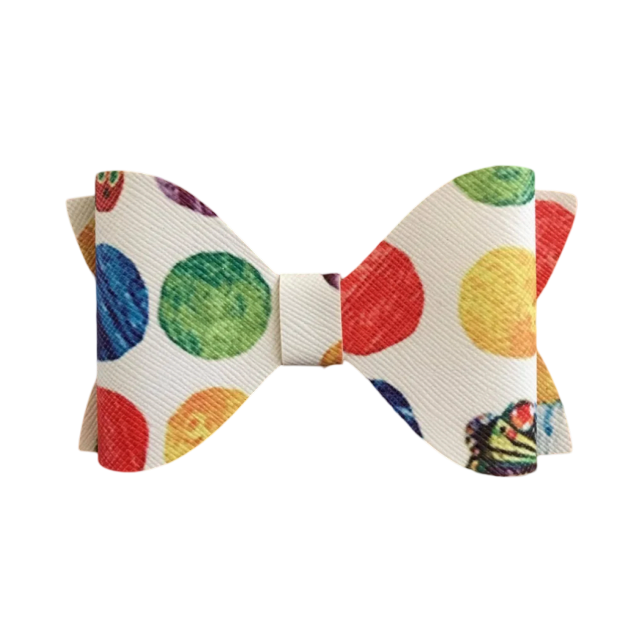 Coloured hungry caterpillar spots Bow