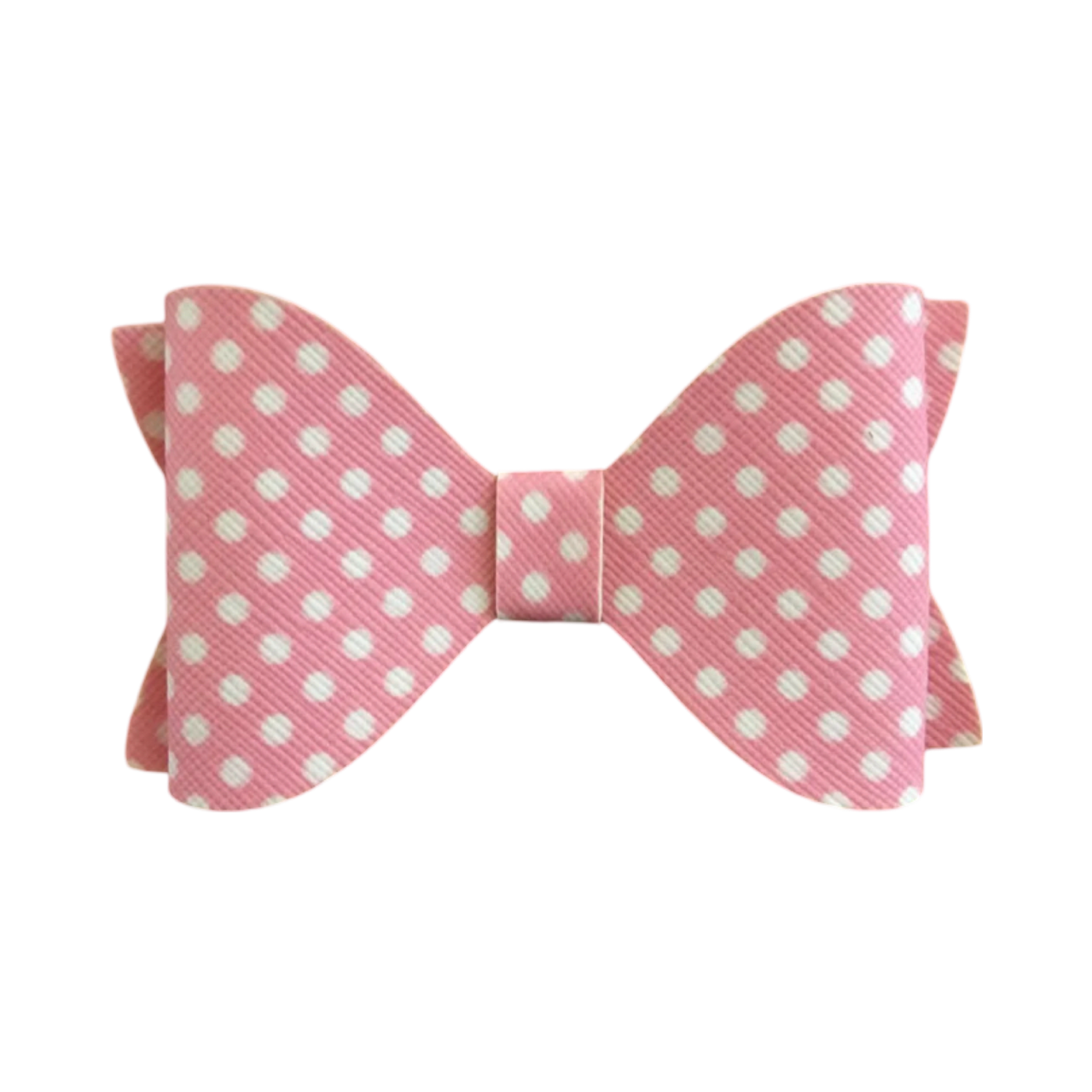 Pink Bow  White Polka Dot Collection