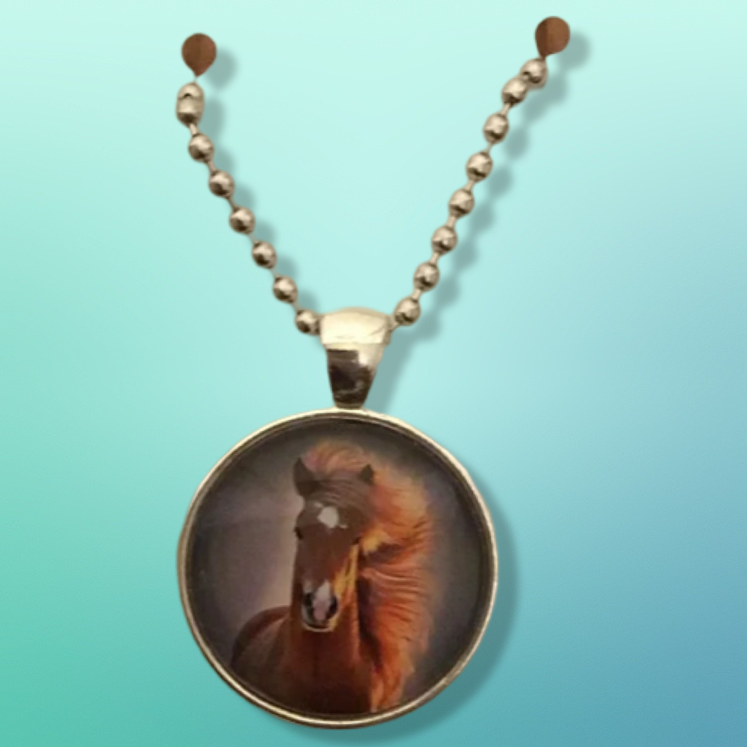 Galloping Horse single pendant