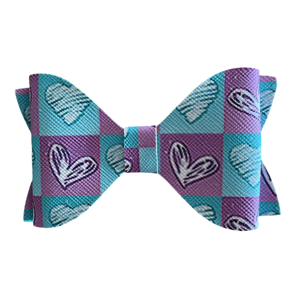 Hearts hair bow