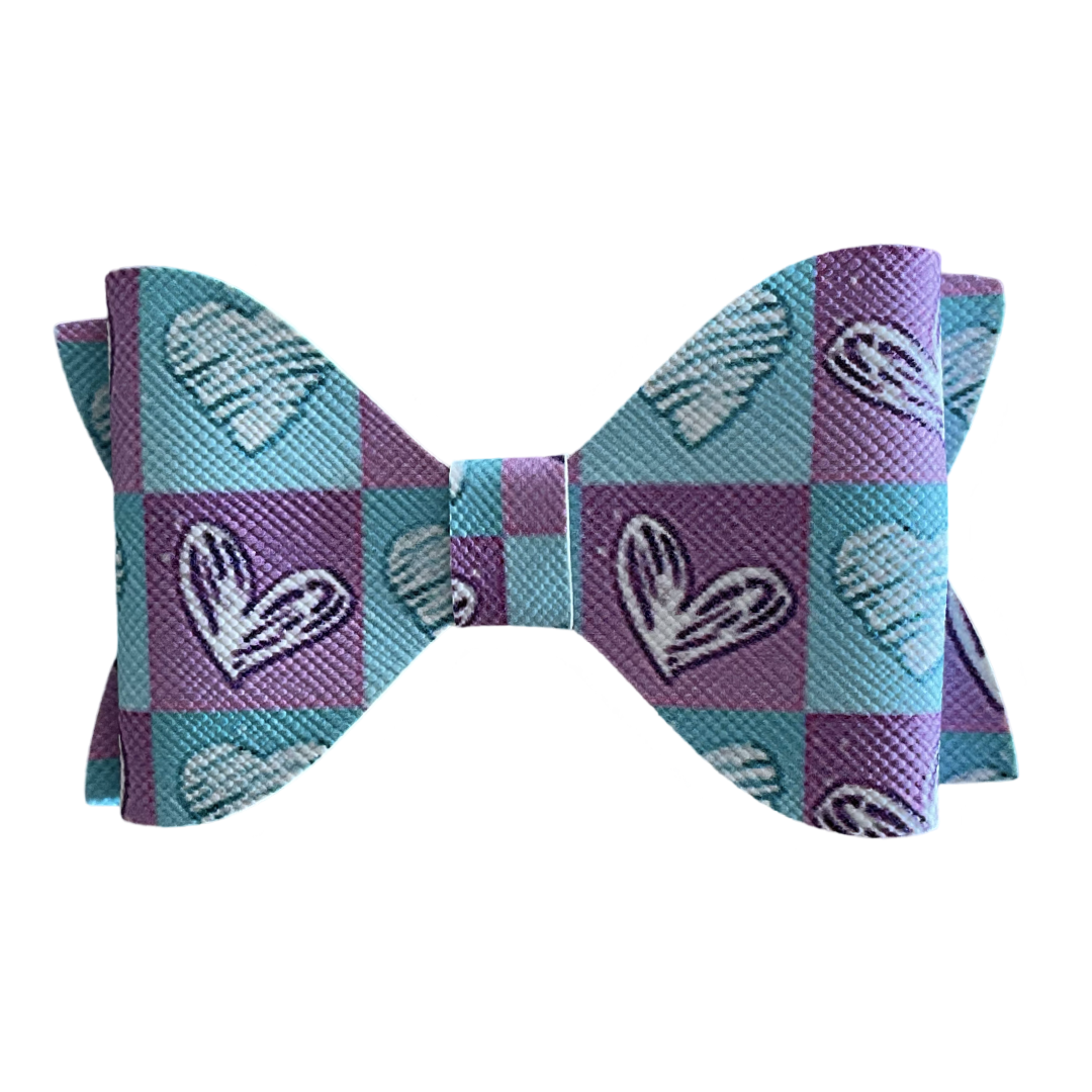 Hearts hair bow