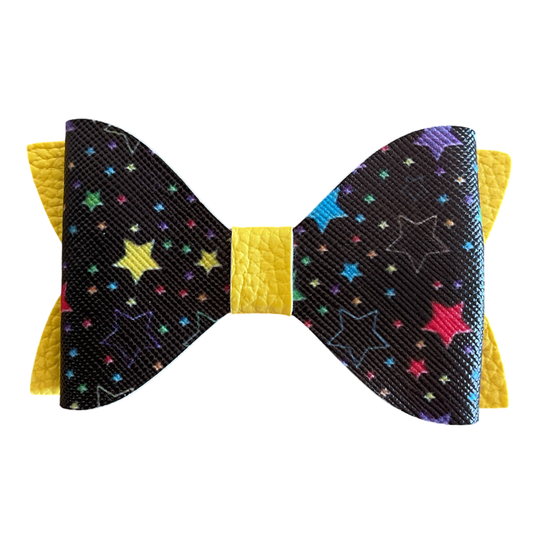 Sun and Stars Hair Bow