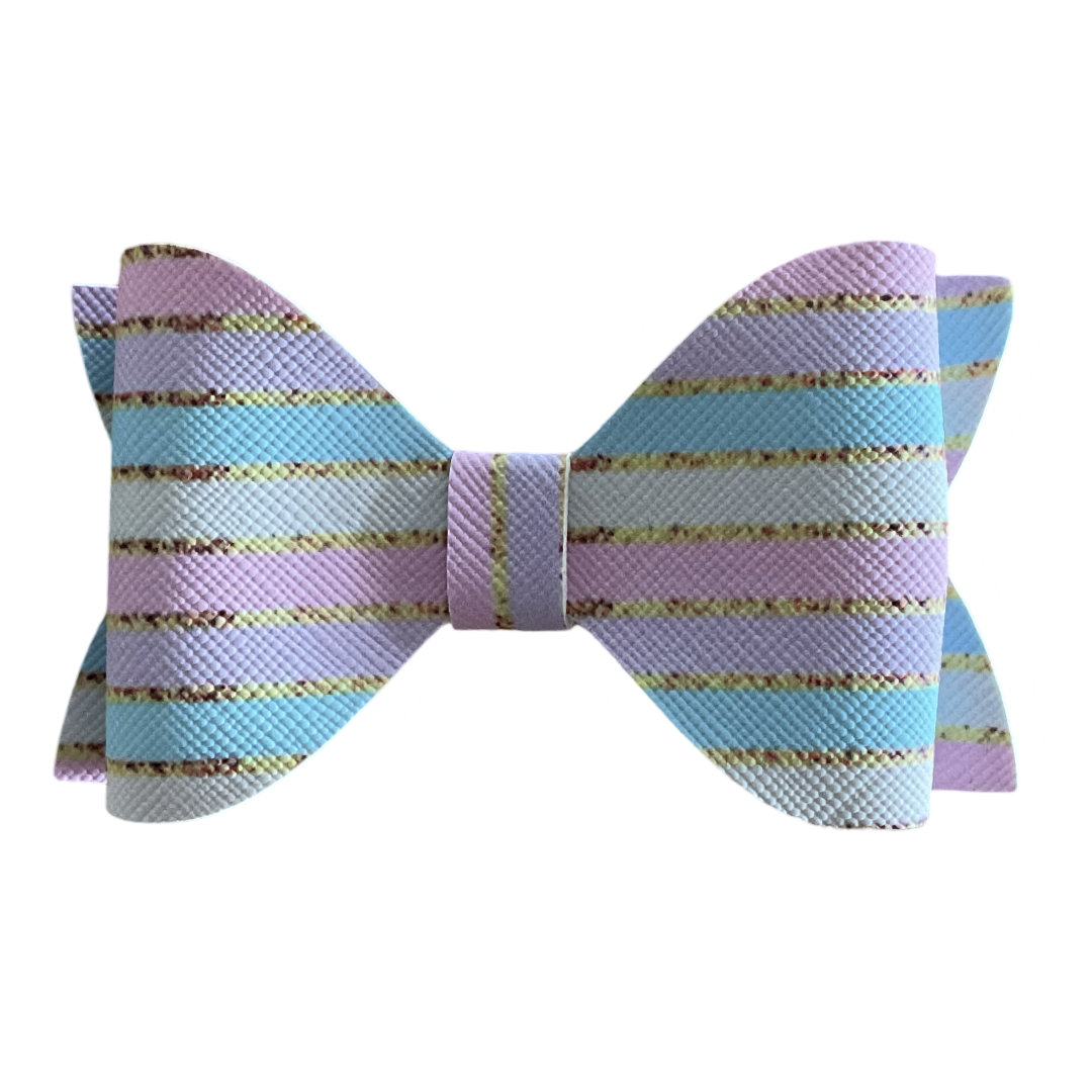 Neapolitan stripe Hair Bow