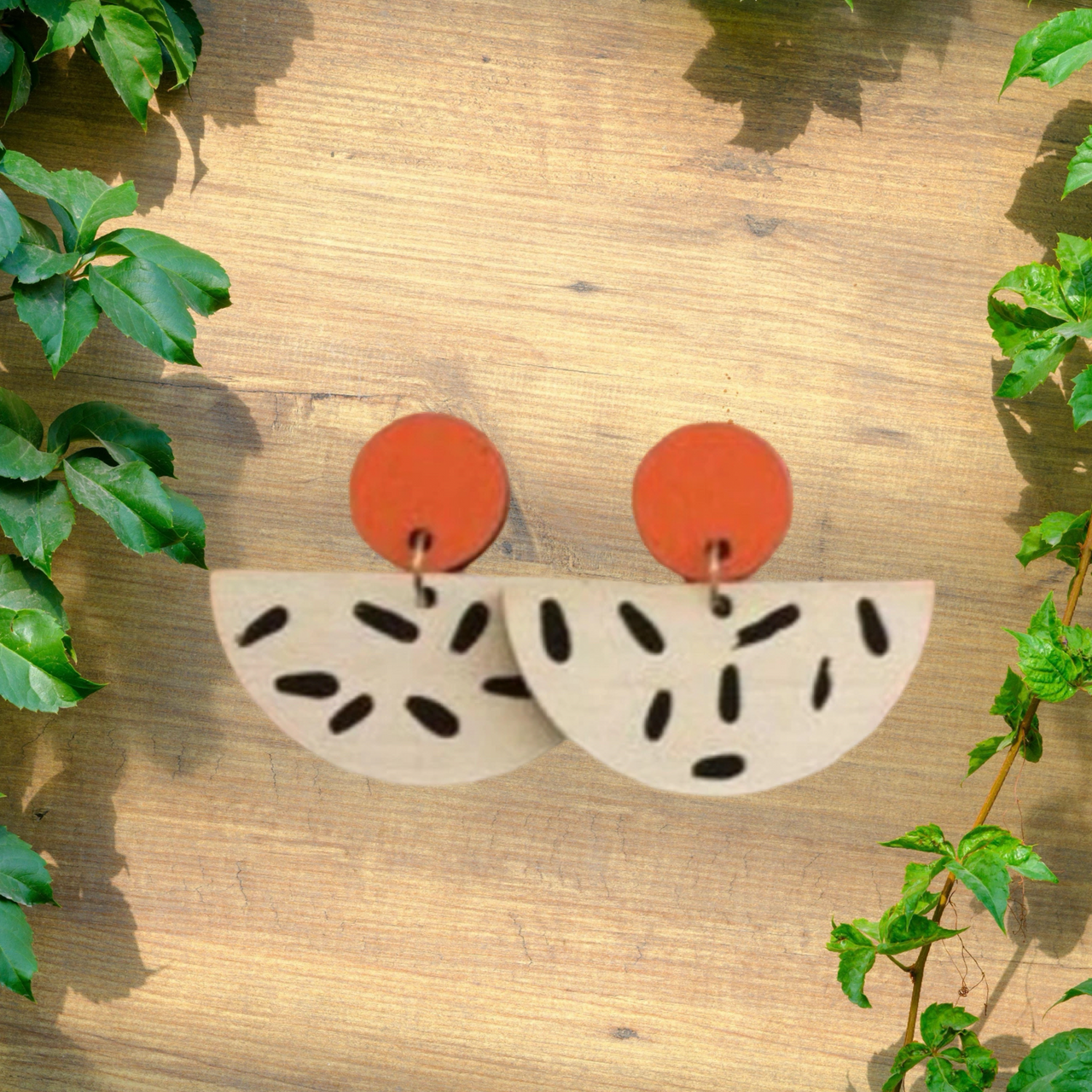 Orange White Black  Sprinkles Duo