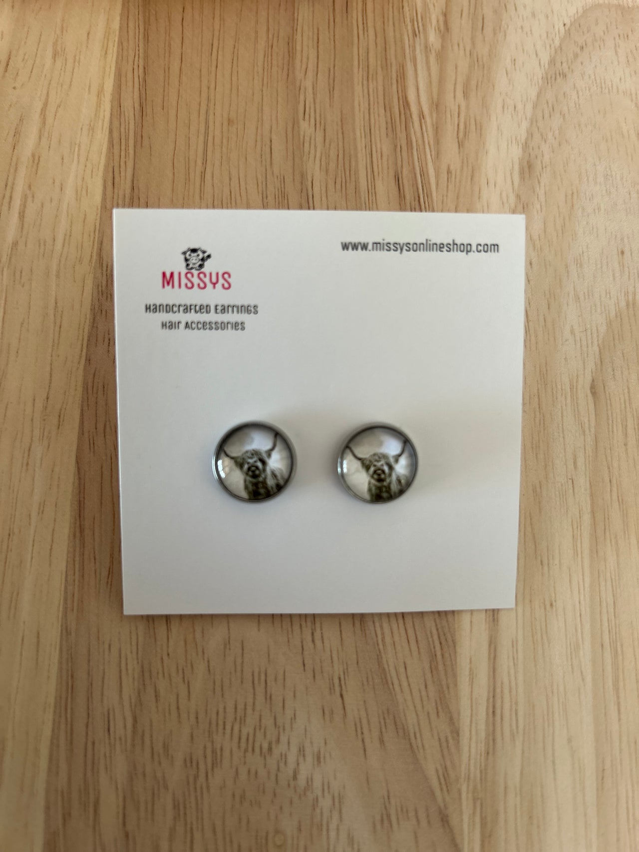 'Let's get the cows in' Earrings and Keyring Gift Pack 15% Saving off regular priced item