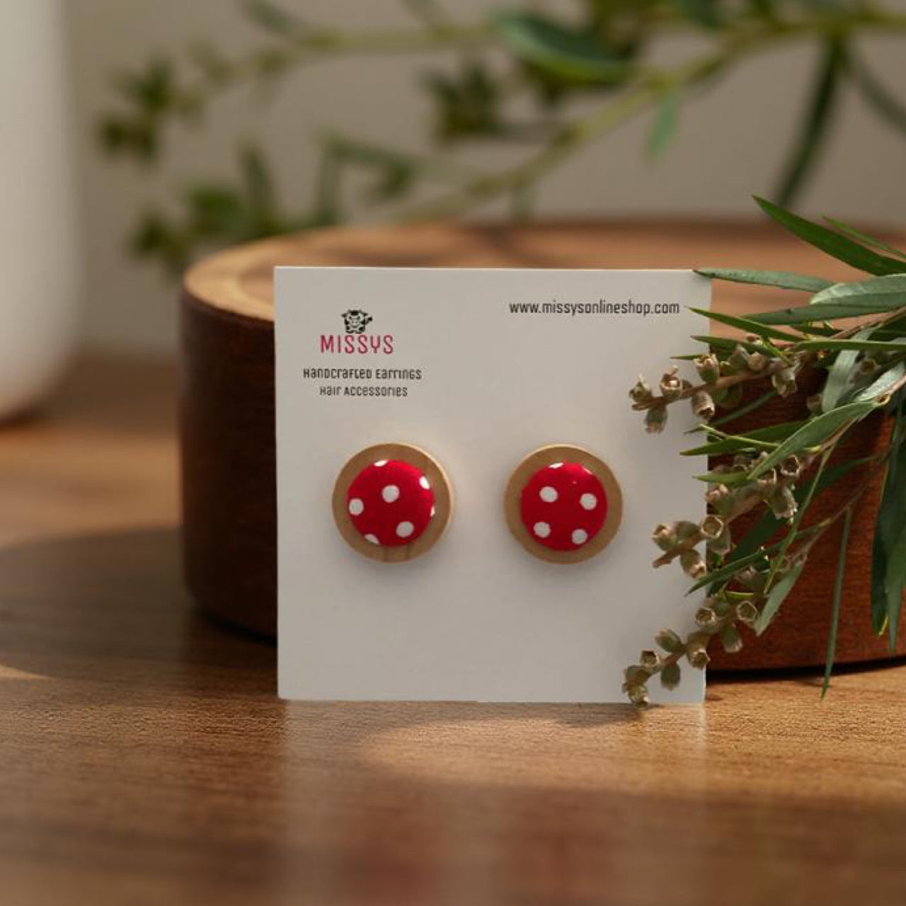 Red & White polka dots