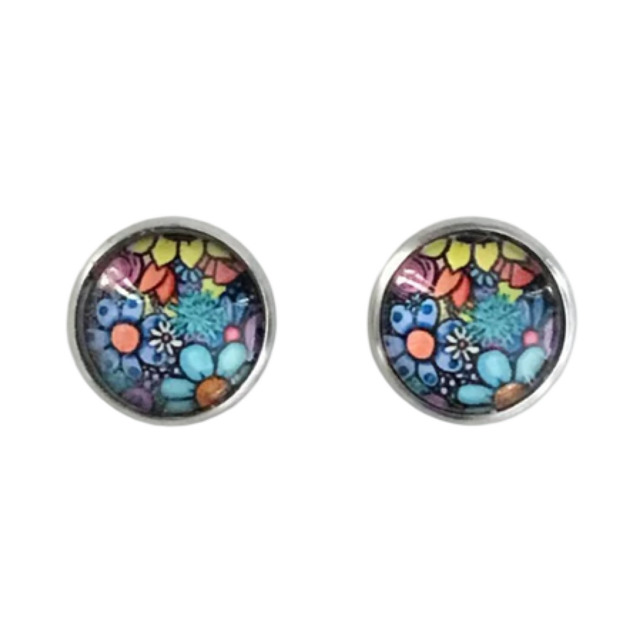Blue Daisy Floral Bouquet 12mm