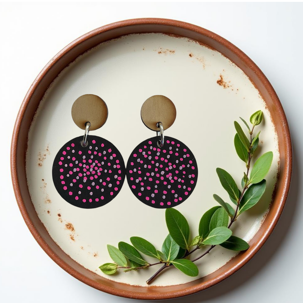 Dotty Pink and Black Combo