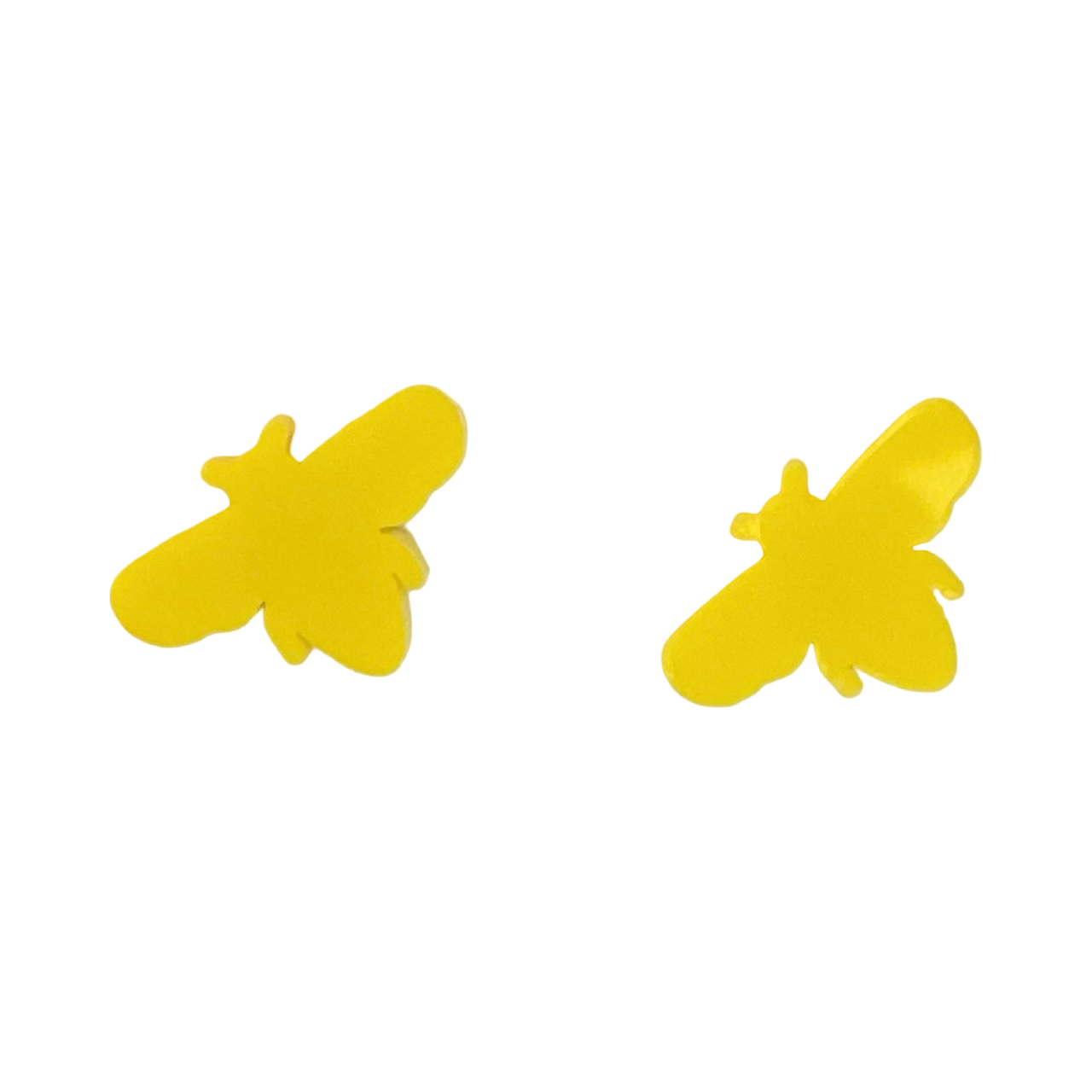 Low flying Bees resin earrings