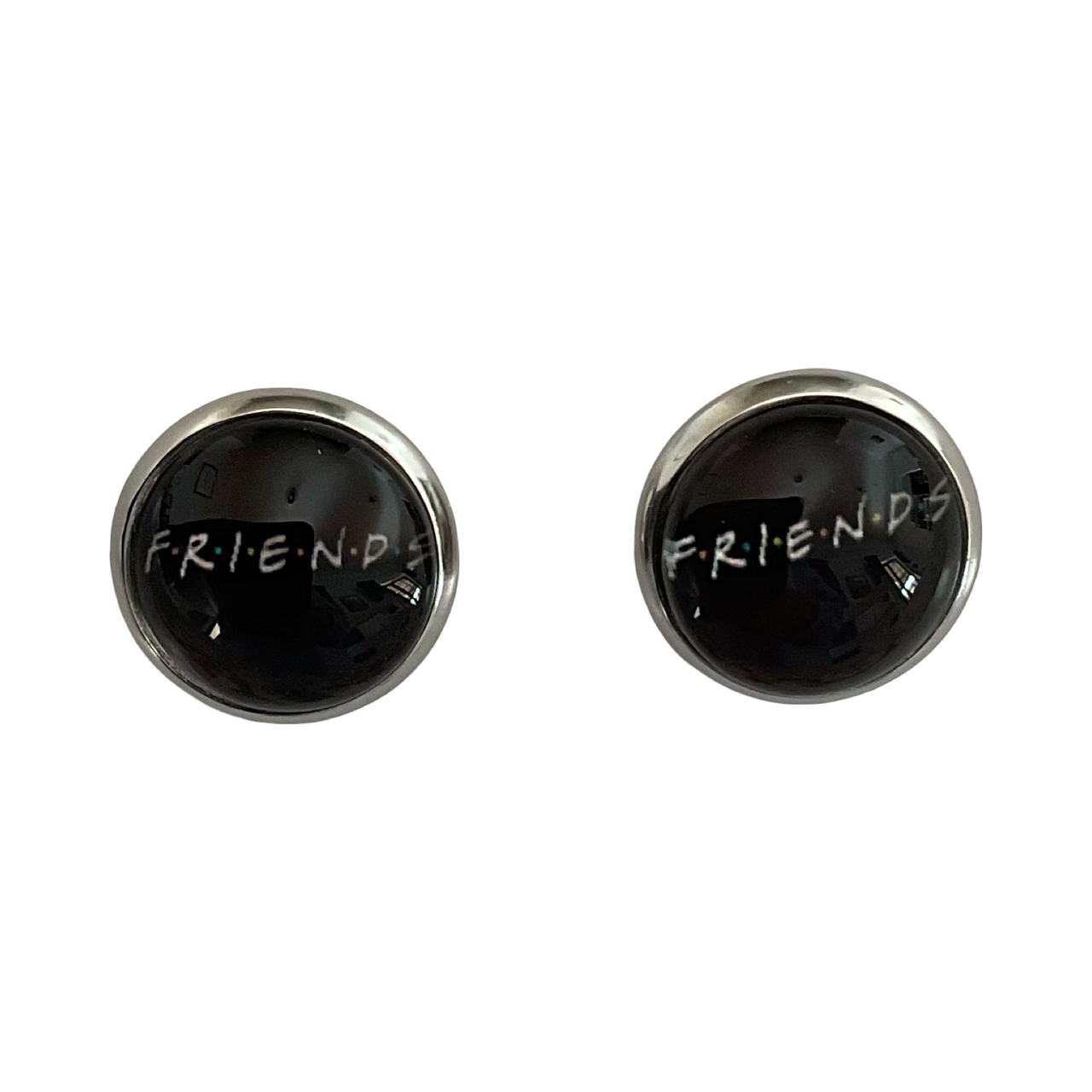 ‘I’ll be there for you’Friends dome earrings