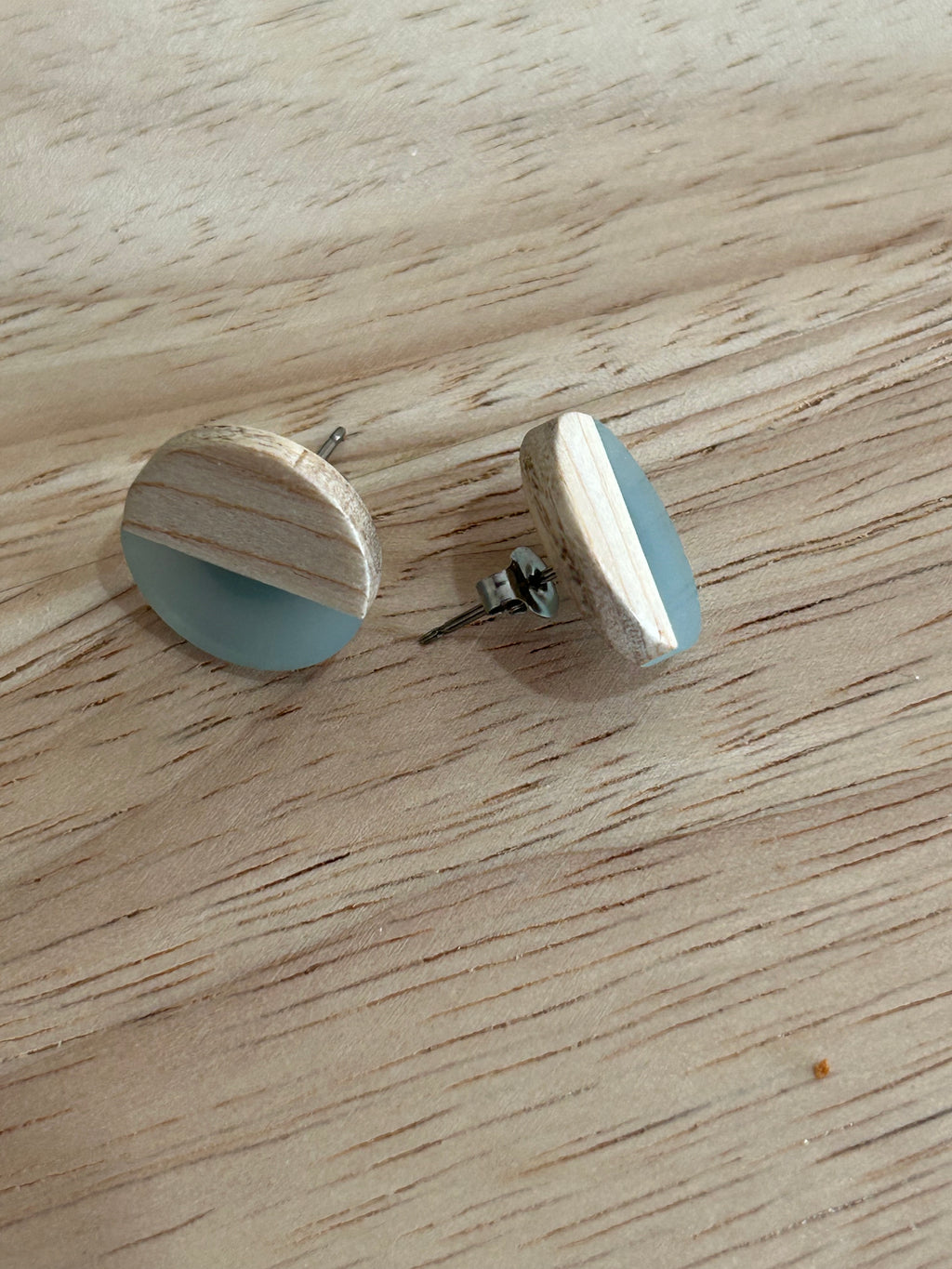 Wooden  and Green studs