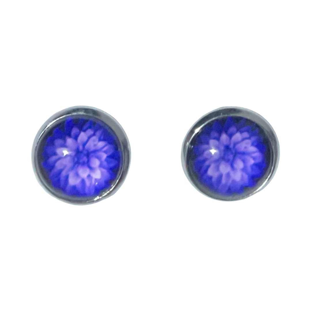 Purple Dahlia Flower 12mm