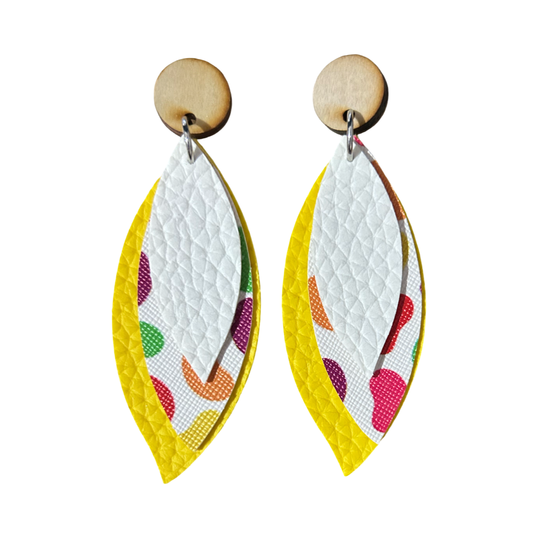 Jumping Jellybeans Trio stud earrings