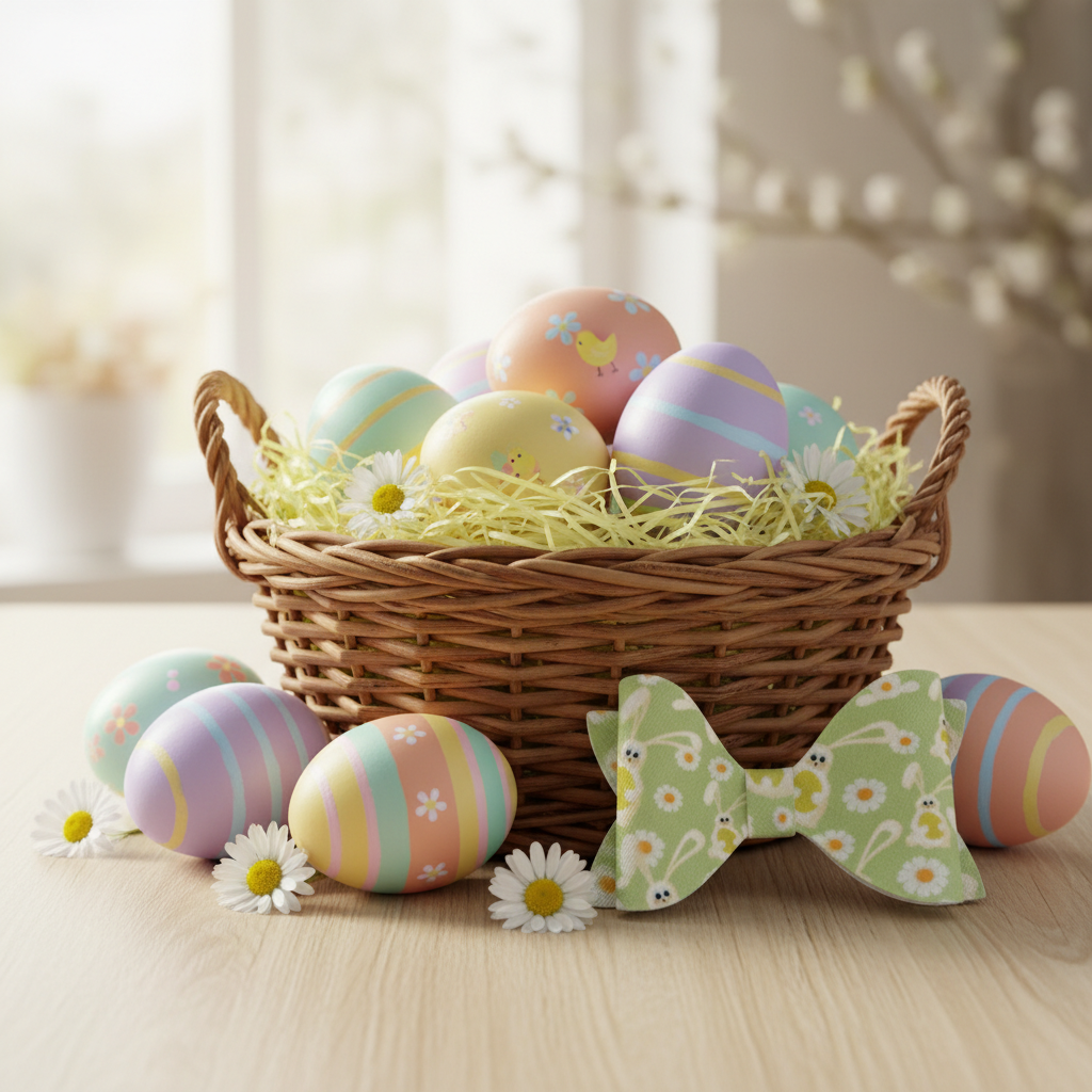 So many Bunnies Easter Bow