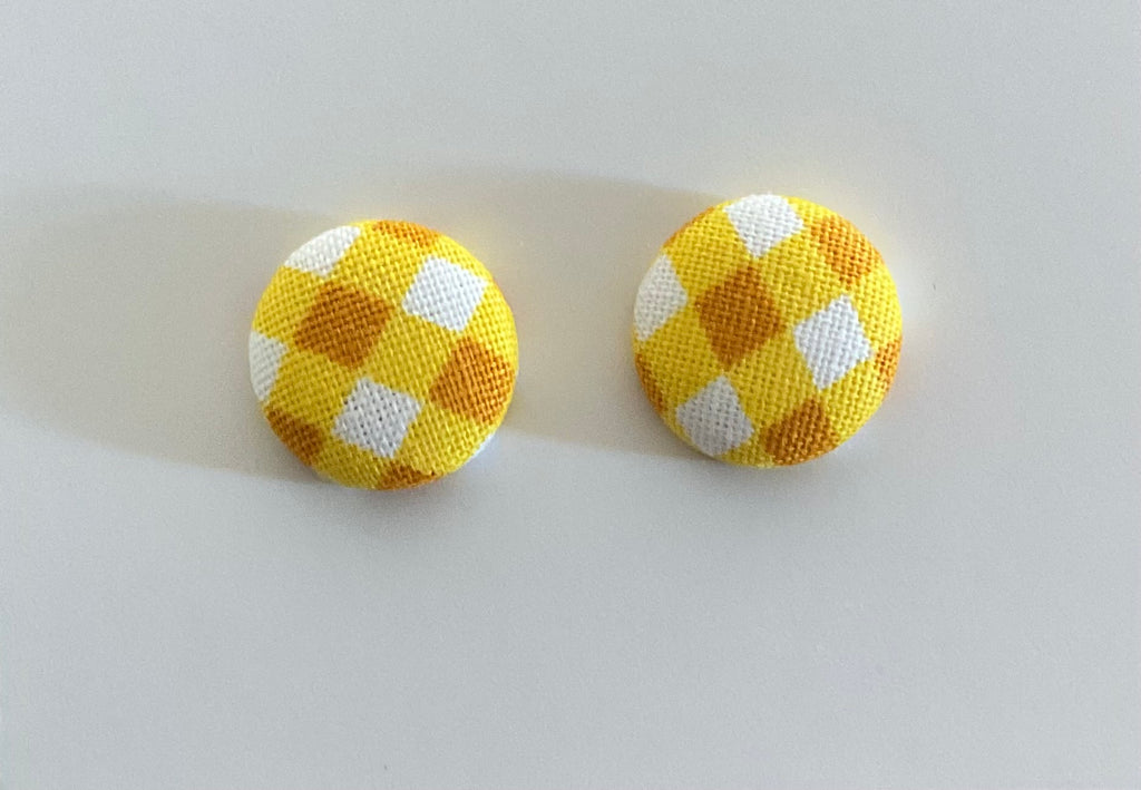 Sunshine Yellow Gingham