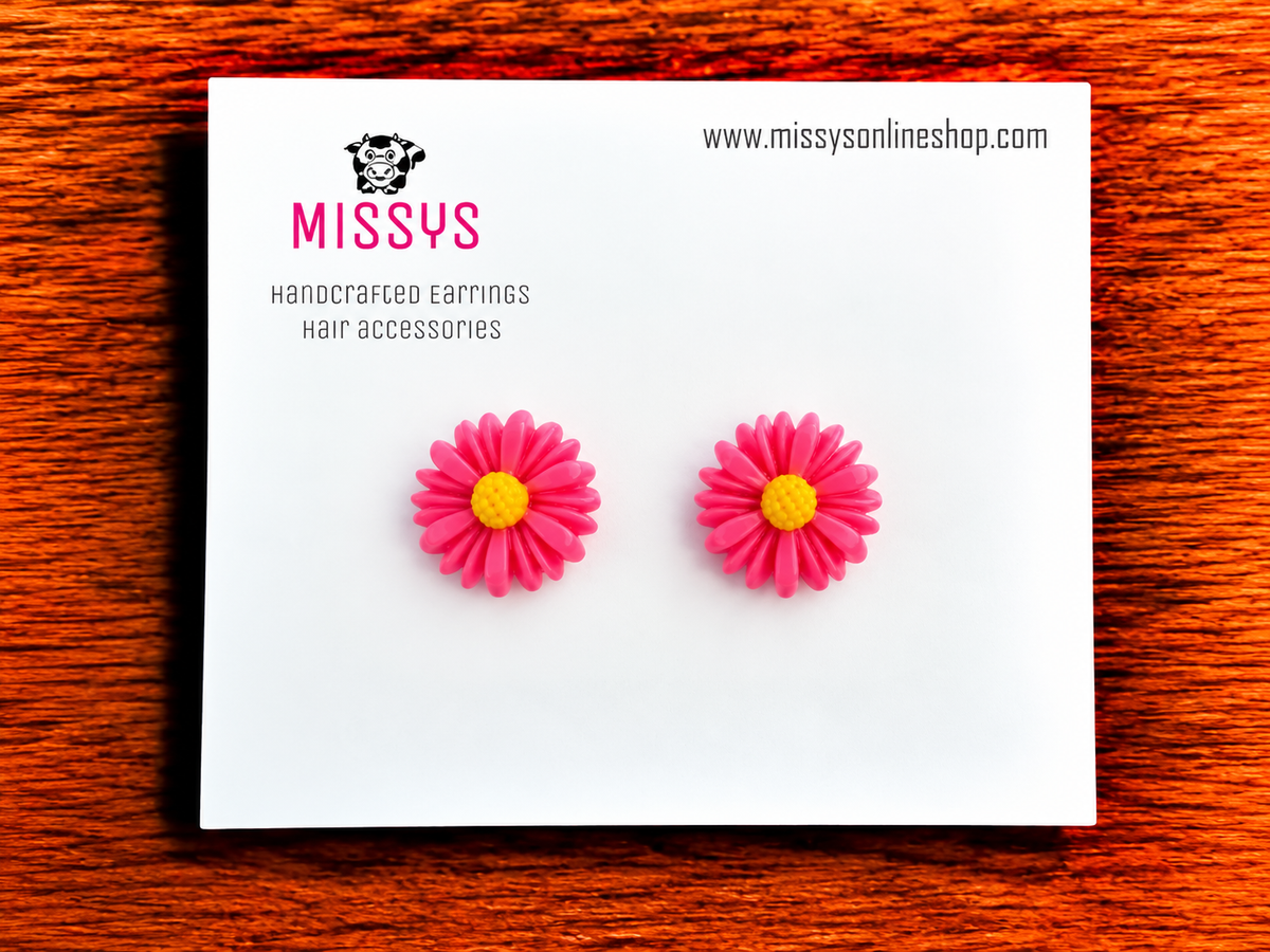 Bold Pink Daisies