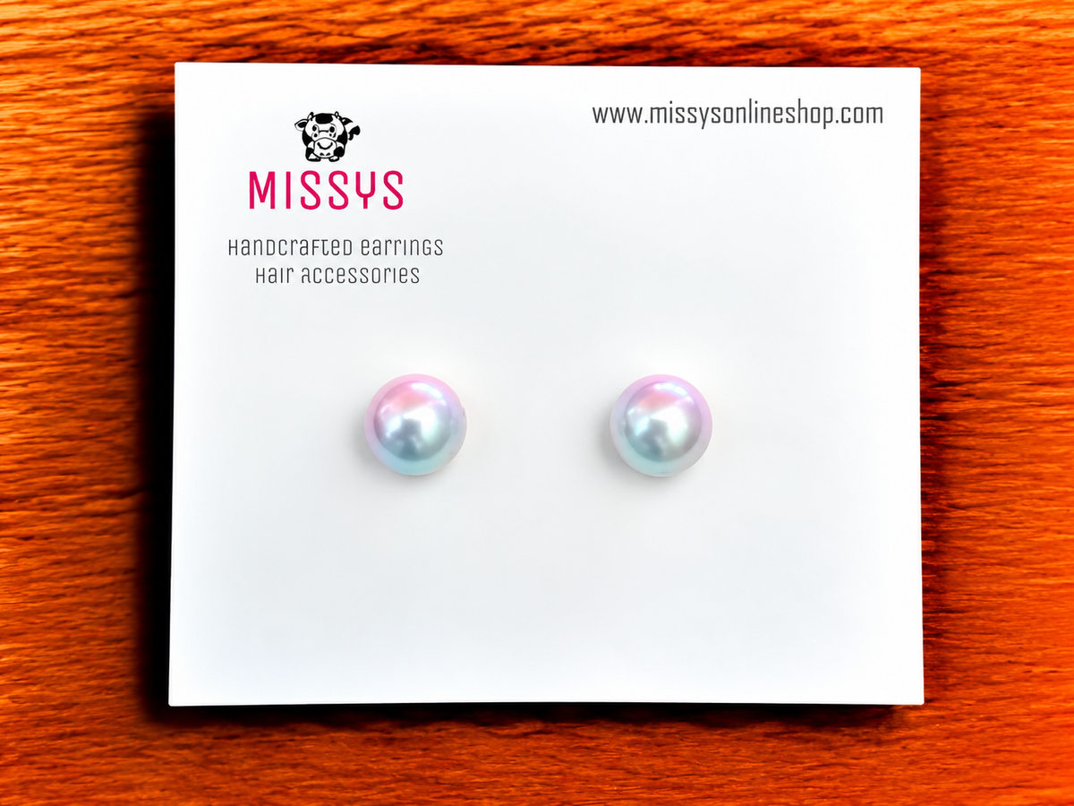 Pink and Blue Stud