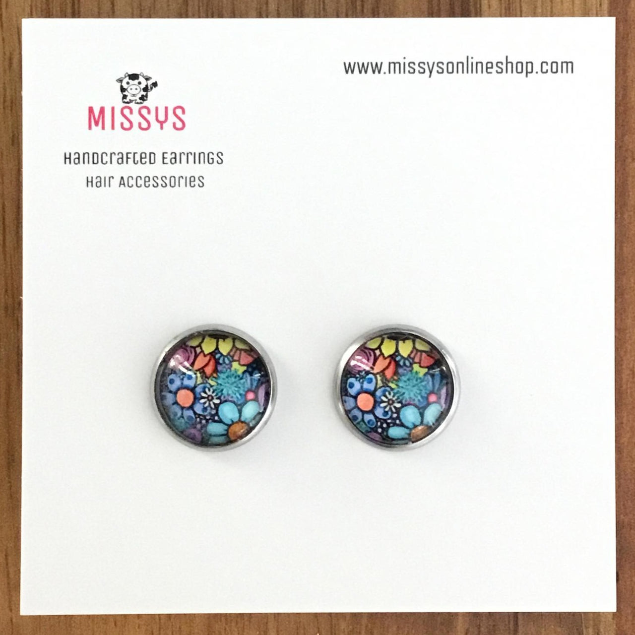 Blue Daisy Floral Bouquet 12mm